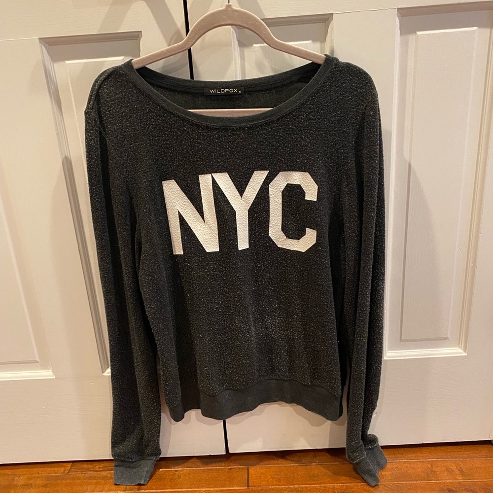 NYC Wildfox Long Sleeve Top